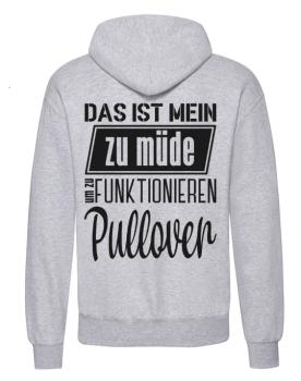 zu müde um zu funktionieren